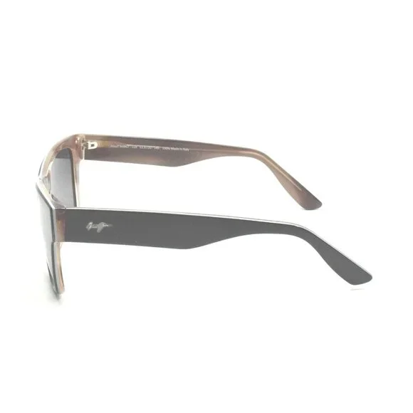 Maui Jim Ekolu Mj 867-02B Black and Tan / Dual Mirror Silver  display picture 3